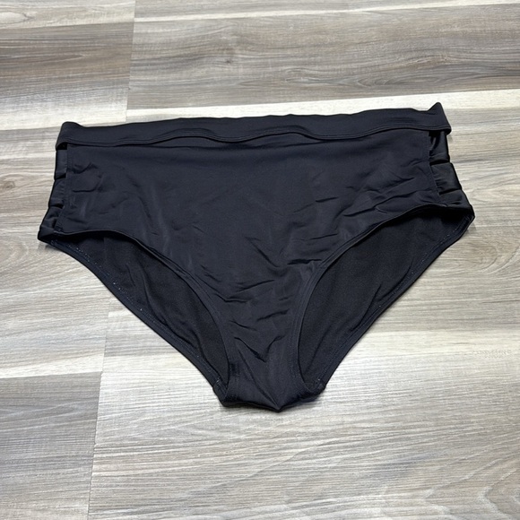 🏴 Women's Black Swim Bottom size 1X - Picture 2 of 7